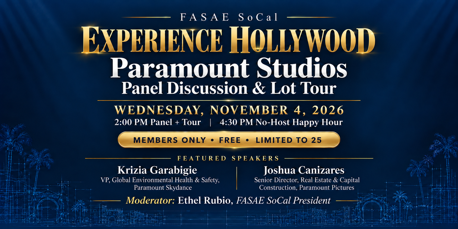 Image from Event FASAE SoCal Panel Discussion & Tour: Paramount Studios